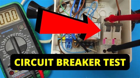 how to test a circuit breaker on a generator