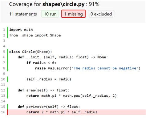 how to test code coverage in python