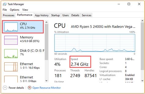 how to test cpu processing speed