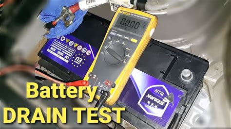 How To Test Drain Battery