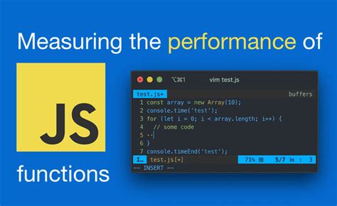 How To Test Performance Javascript
