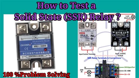 How To Test Solid State Relay Using Multimeter