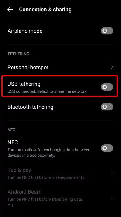 how to tether android to iphone