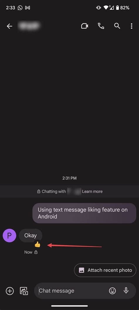 how to text liked an image on android
