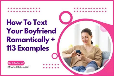 how to text romantically to a guy
