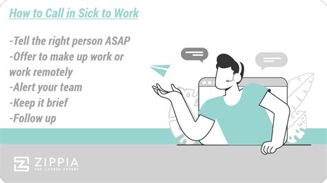 how to text sick into work