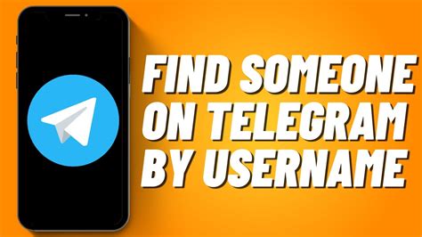 how to text someone on telegram with username