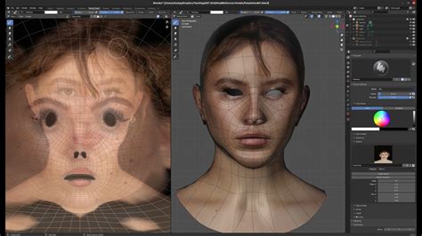 how to texture a face in blender