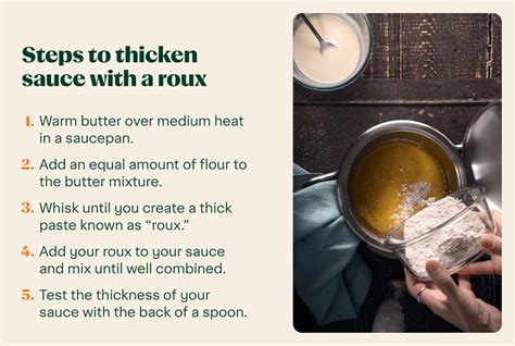 how to thicken sauce