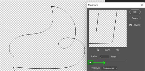 how to thin out lines in photoshop