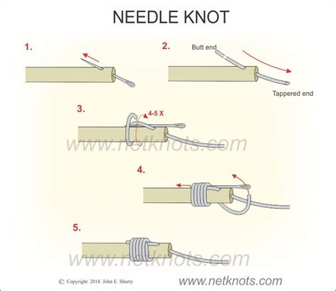 How To Thread A Needle Knot