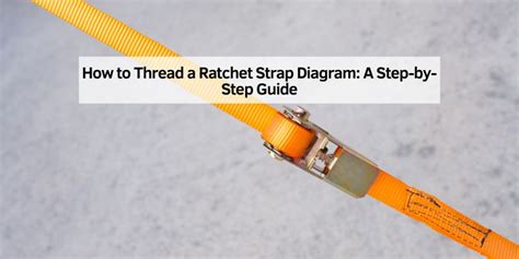 How To Thread A Small Ratchet Strap