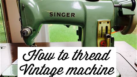 How To Thread An Old Singer Bobbin