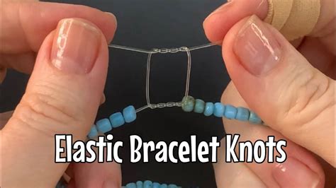 how to thread elastic bracelet