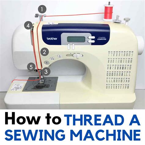 How To Thread String On A Sewing Machine