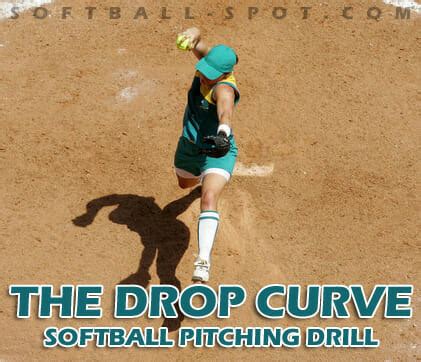 how to throw a drop curve in softball