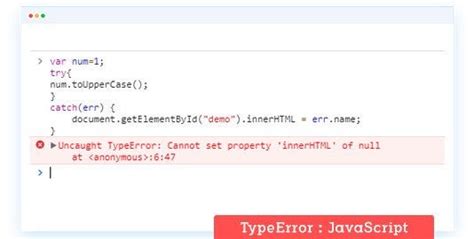 How To Throw Typeerror Javascript
