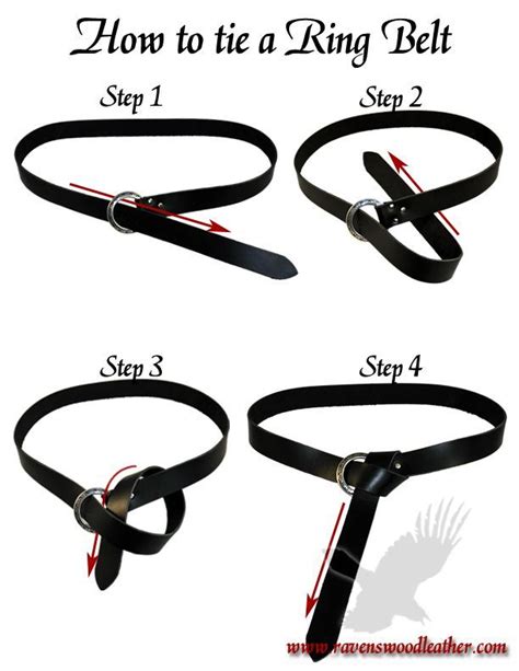How To Tie A Belt With Two Loops