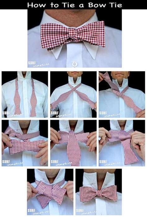 how to tie a bow tie tutorial