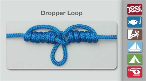 how to tie a drop loop knot