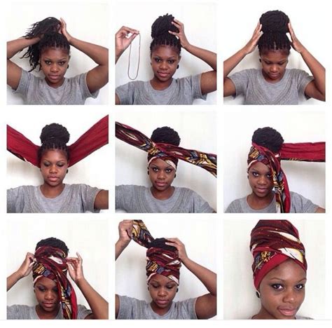 This How To Tie A Hair Wrap Into Your Hair For Long Hair