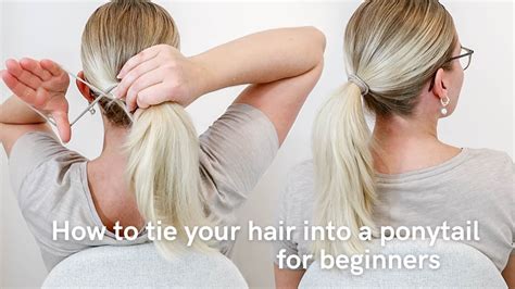 Free How To Tie A Ponytail With Your Hair For Short Hair