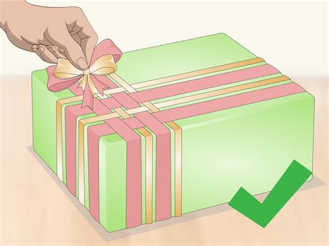 how to tie a ribbon on a rectangular box
