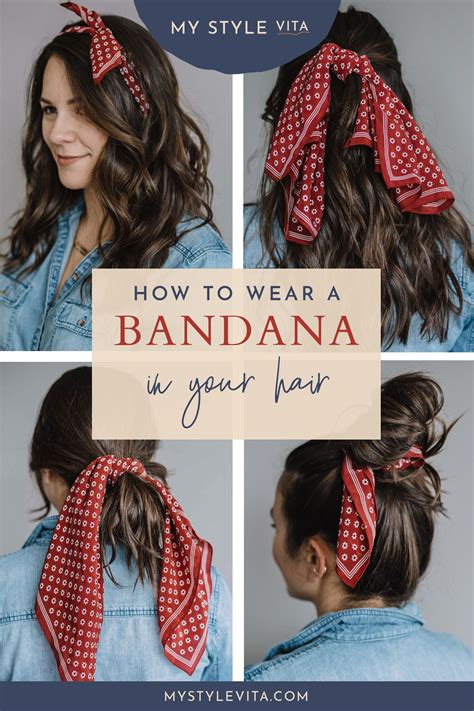 This How To Tie Bandana Half Up Half Down For Hair Ideas