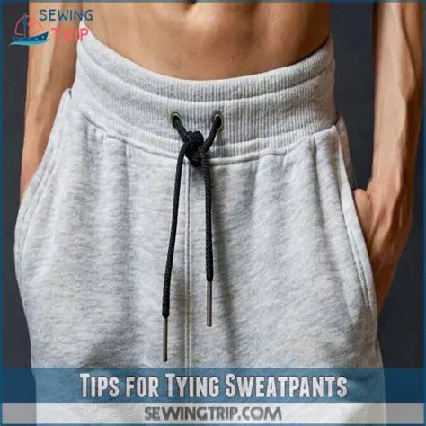 how to tie sweatpants without string