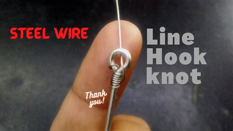 How To Tie Wire To A Hook
