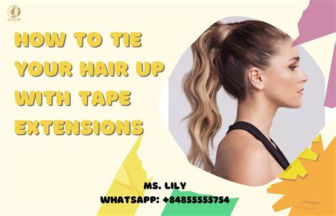 Unique How To Tie Your Hair Up With Tape Extensions For Long Hair