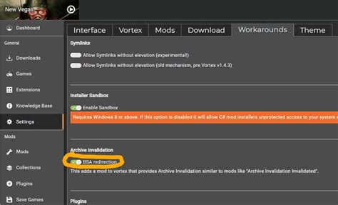 How To Toggle Archive Invalidation Vortex