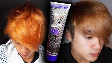 How To Tone Orange Hair With Purple Shampoo