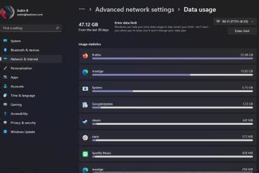 how to track internet usage on router