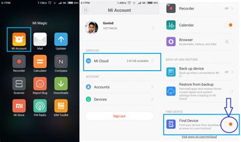 how to track redmi phone