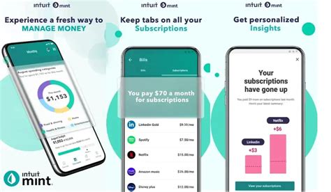 how to track subscriptions on mint