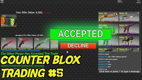 how to trade in counter blox