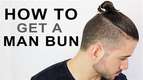 How To Train Your Hair For A Man Bun