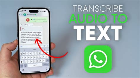 how to transcribe audio file to text in whatsapp