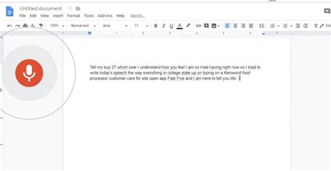 how to transcribe using google docs
