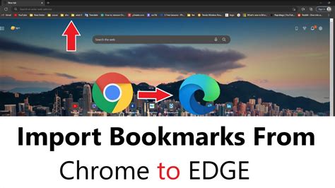how to transfer bookmarks and passwords from chrome to edge