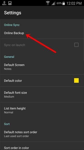 how to transfer color notes from android to iphone