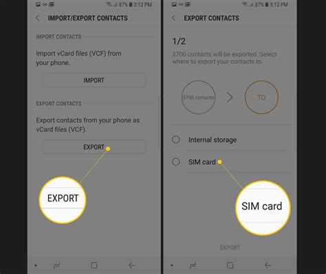 how to transfer contacts from android to iphone with sim card