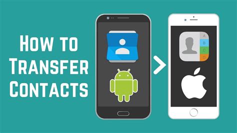 how to transfer contacts from android to iphone without computer