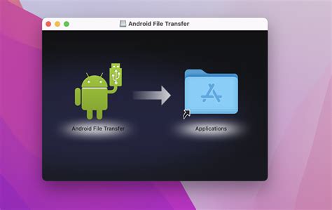 how to transfer data from android to mac