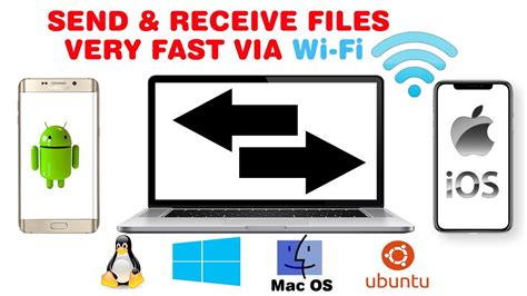 how to transfer data from computer to mobile through wifi