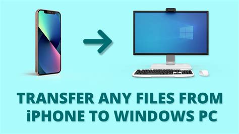 how to transfer data from iphone to pc without internet