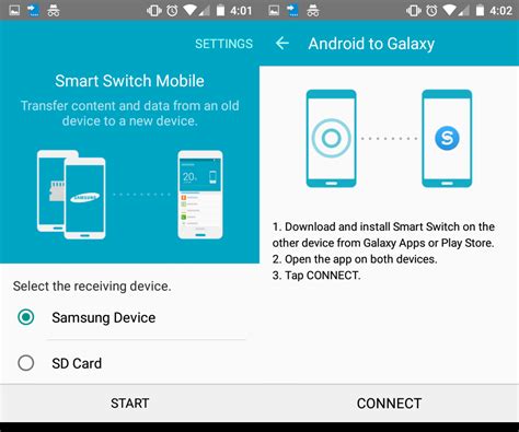 how to transfer data from iphone to samsung using smart switch