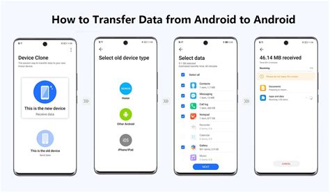 how to transfer data on android phones