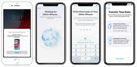how to transfer data to new iphone with qr code